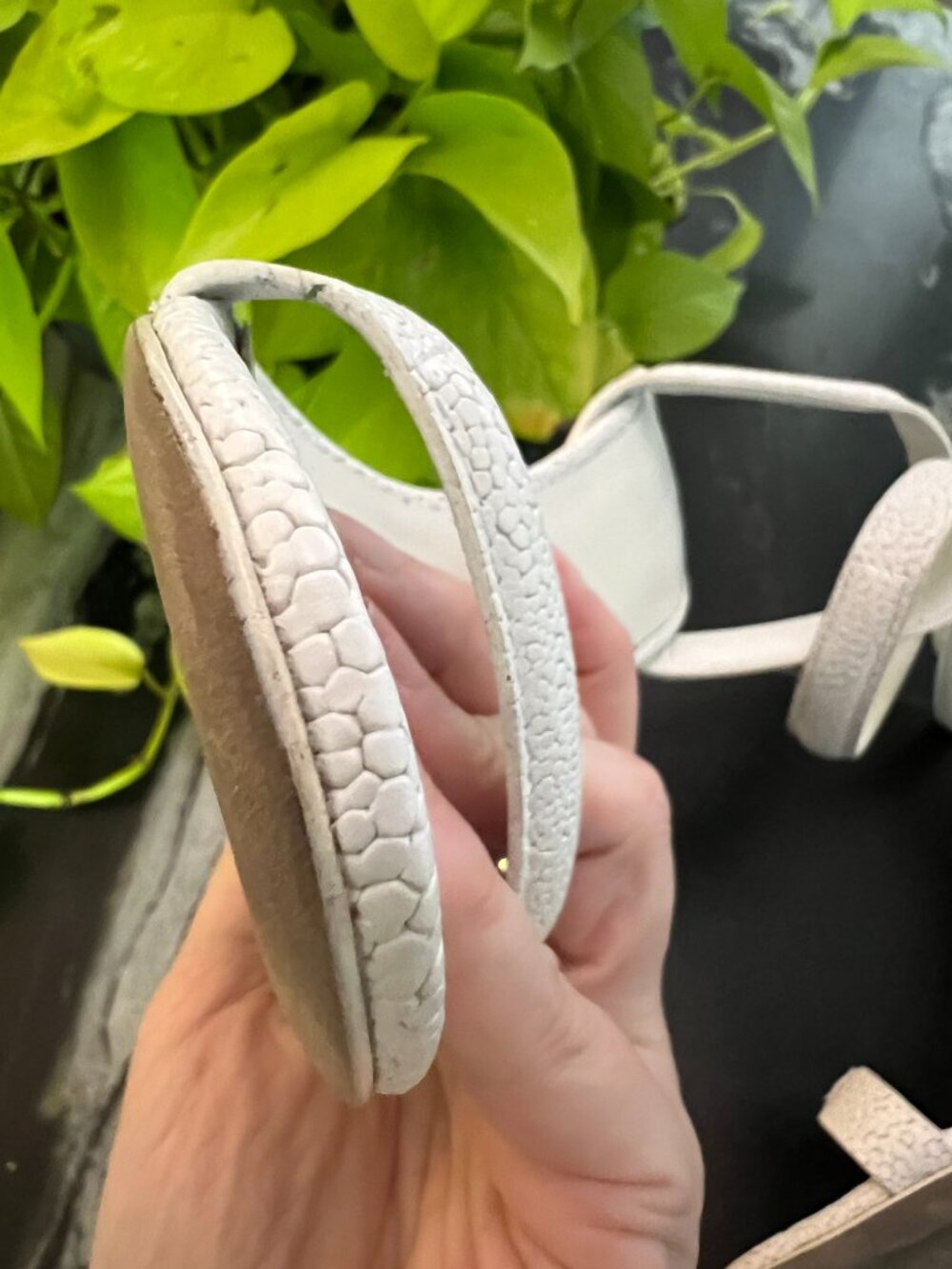 Alexander Wang Antonia White Leather Sandals - Picture 7 of 11